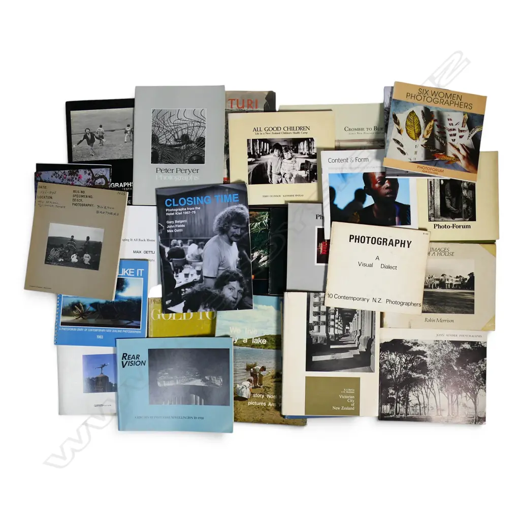 COLLECTION OF NZ PHOTOGRAPHY BOOKS: INCL. PHOTO-FORUM Image 1++